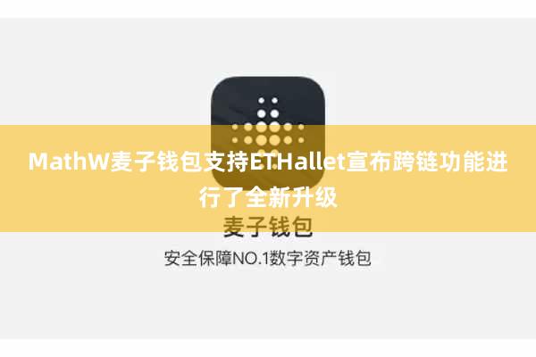 MathW麦子钱包支持ETHallet宣布跨链功能进行了全新升级